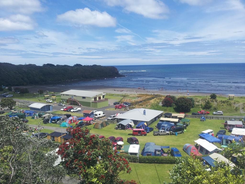 ホテル Opunake Beach Kiwi Holiday Park エクステリア 写真